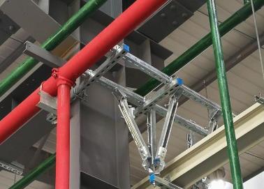 沽源该抗震支架的整体式支吊架结构协调性好